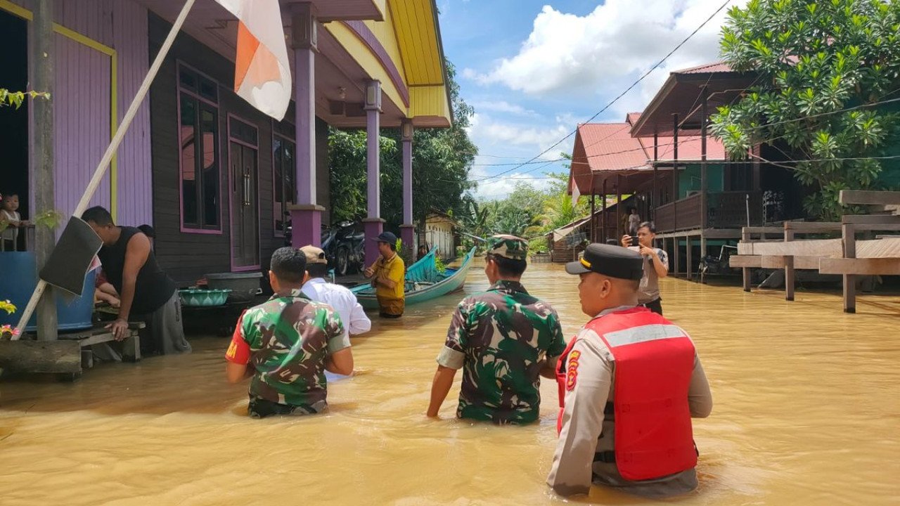Banjir di Kab. Kutai Barat tanggal 09 April 2025