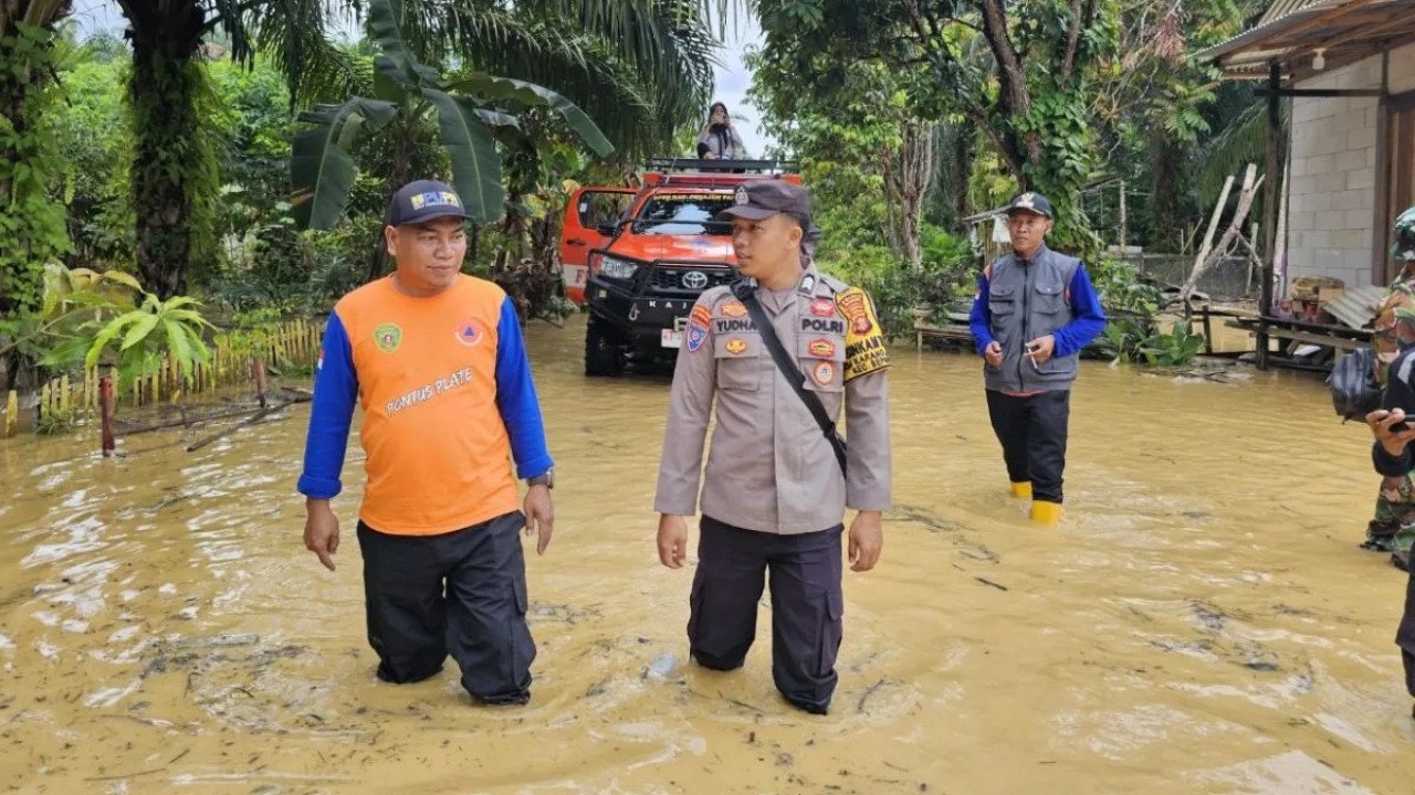 Banjir di Kab. Penajam Paser Utara tanggal 09 April 2025
