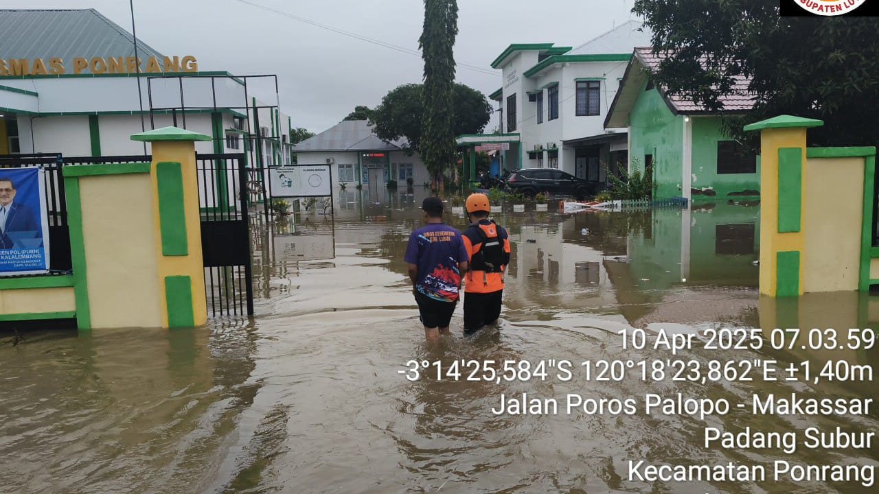 Banjir di Kab. Luwu tanggal 10 April 2025