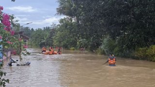 Banjir di Kab. Penajam Paser Utara tanggal 21 April 2025