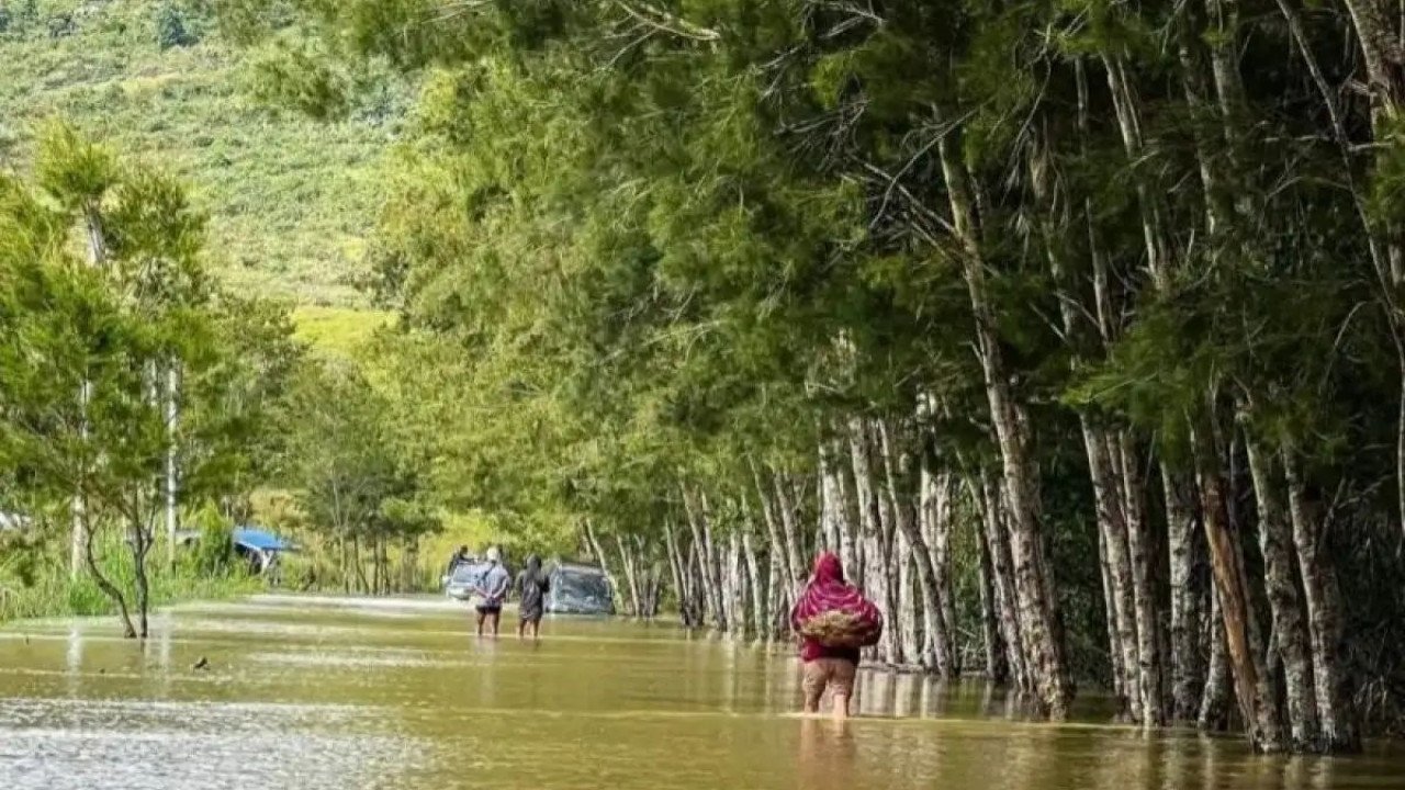 Banjir di Kab. Jayawijaya tanggal 25 April 2025