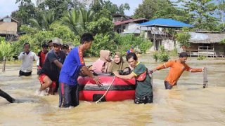 Banjir di Kab. Penajam Paser Utara tanggal 14 Mei 2025