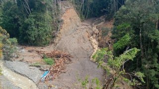 Banjir di Kab. Pegunungan Arfak tanggal 16 Mei 2025