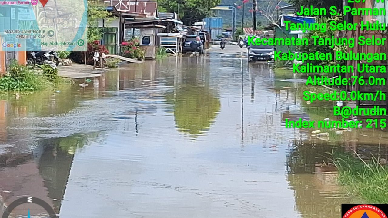 Banjir di Kab. Bulungan tanggal 18 Mei 2025
