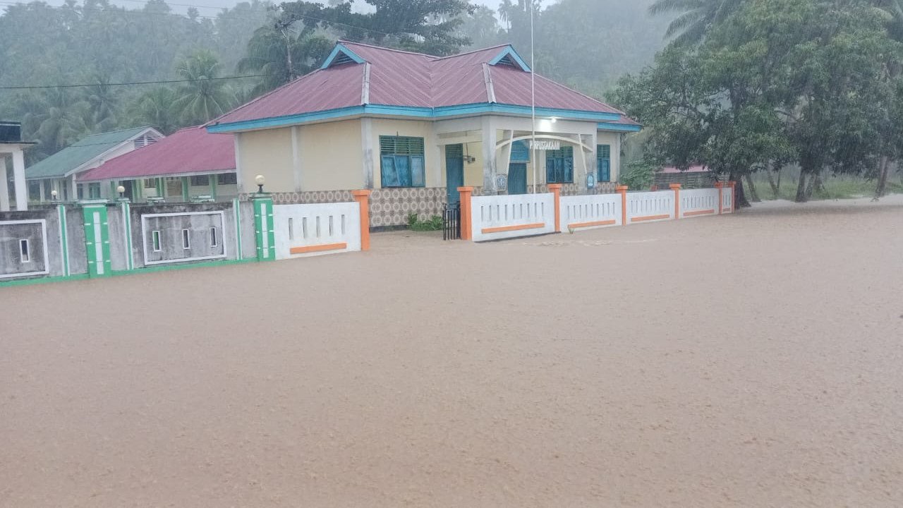 Banjir di Kab. Halmahera Selatan tanggal 18 Mei 2025