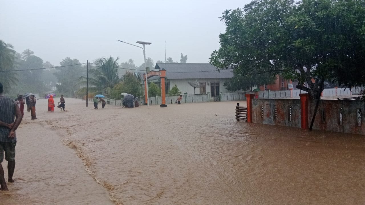 Banjir di Kab. Halmahera Selatan tanggal 18 Mei 2025