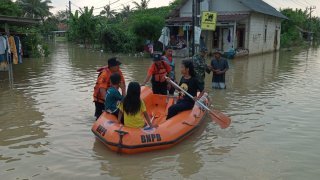 Banjir di Kab. Karawang tanggal 18 Mei 2025