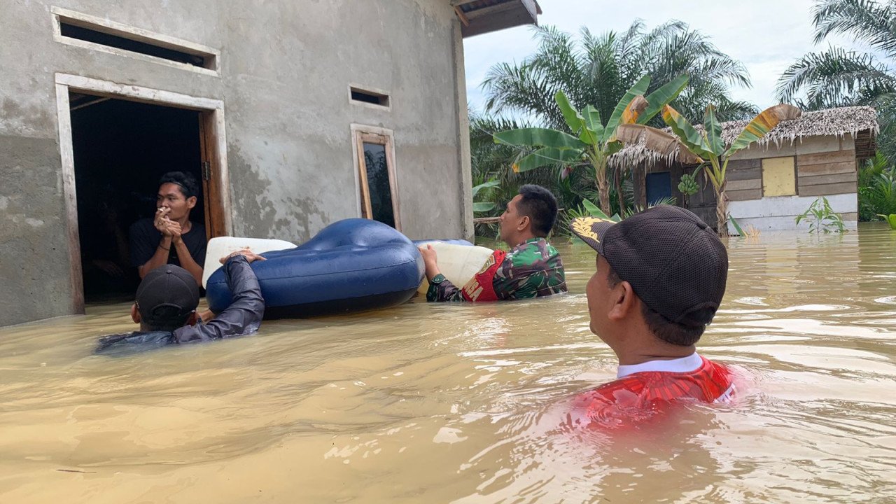 Banjir di Kab. Musi Banyuasin tanggal 07 Juni 2025