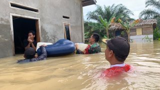 Banjir di Kab. Musi Banyuasin tanggal 07 Juni 2025