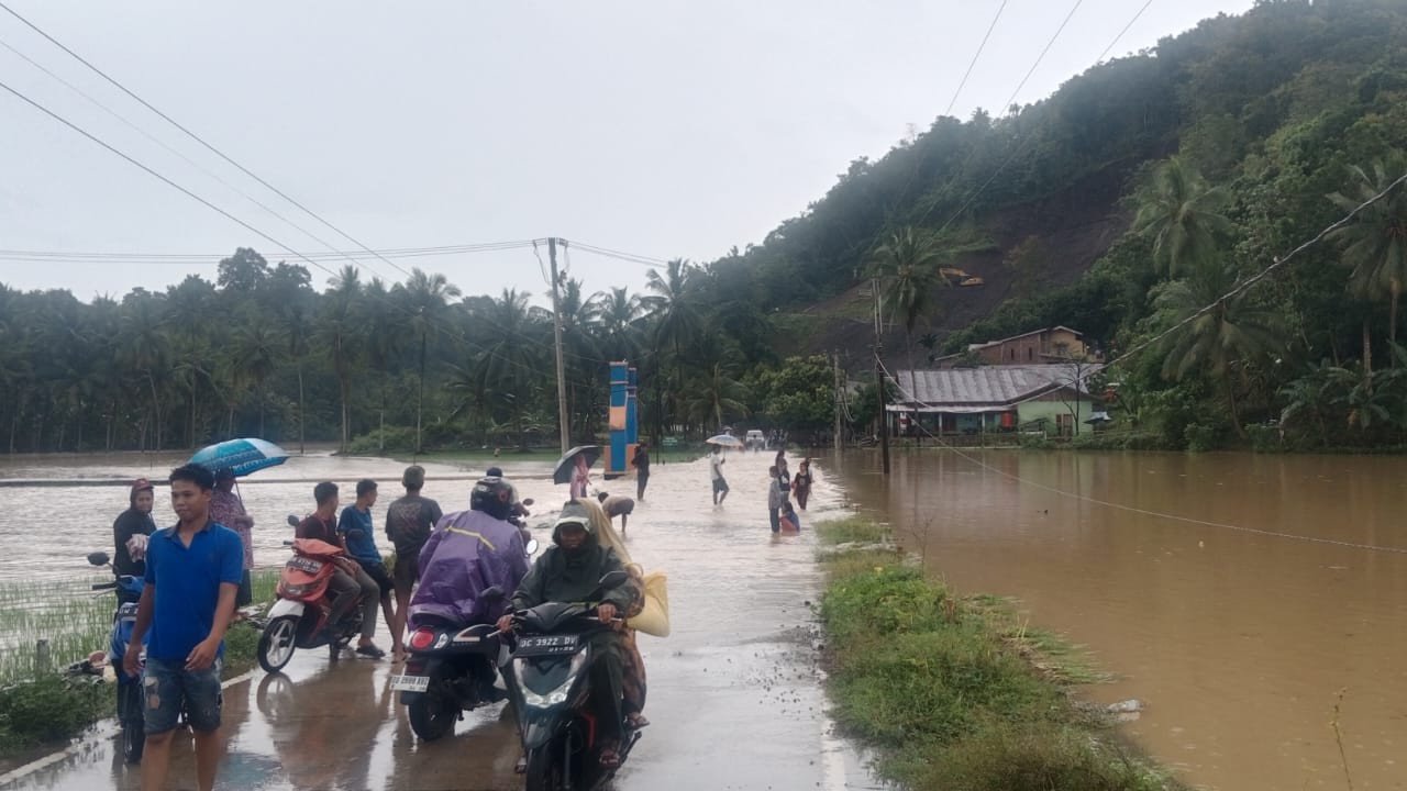 Banjir di Kab. Sinjai tanggal 12 Juni 2025