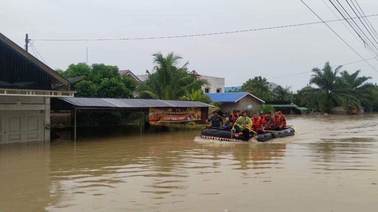 Banjir di Kab. Aceh Utara tanggal 22 November 2025
