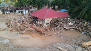 Banjir di Kab. Tapanuli Selatan tanggal 25 November 2025