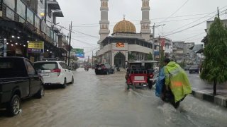 Banjir di Kota Tebing Tinggi tanggal 27 November 2025