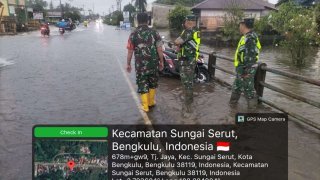 Banjir di Kota Bengkulu tanggal 02 Januari 2026