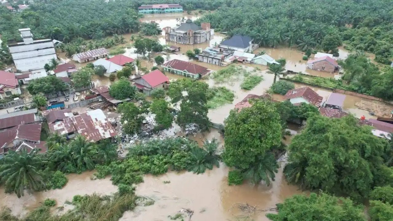 Banjir di Kab. Rokan Hulu tanggal 09 Januari 2026