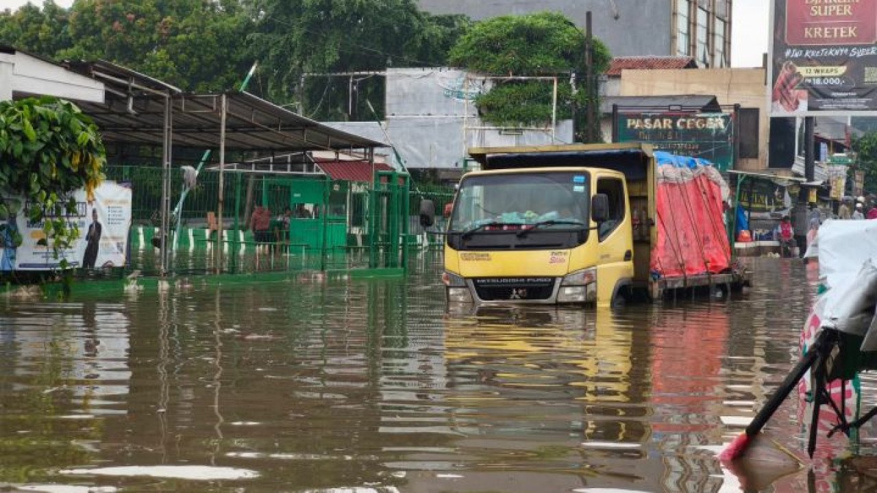 Banjir di Kota Tangerang Selatan tanggal 22 Januari 2026