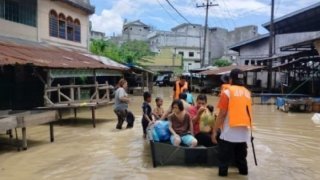 Banjir di Kota Tebing Tinggi tanggal 11 Mei 2026