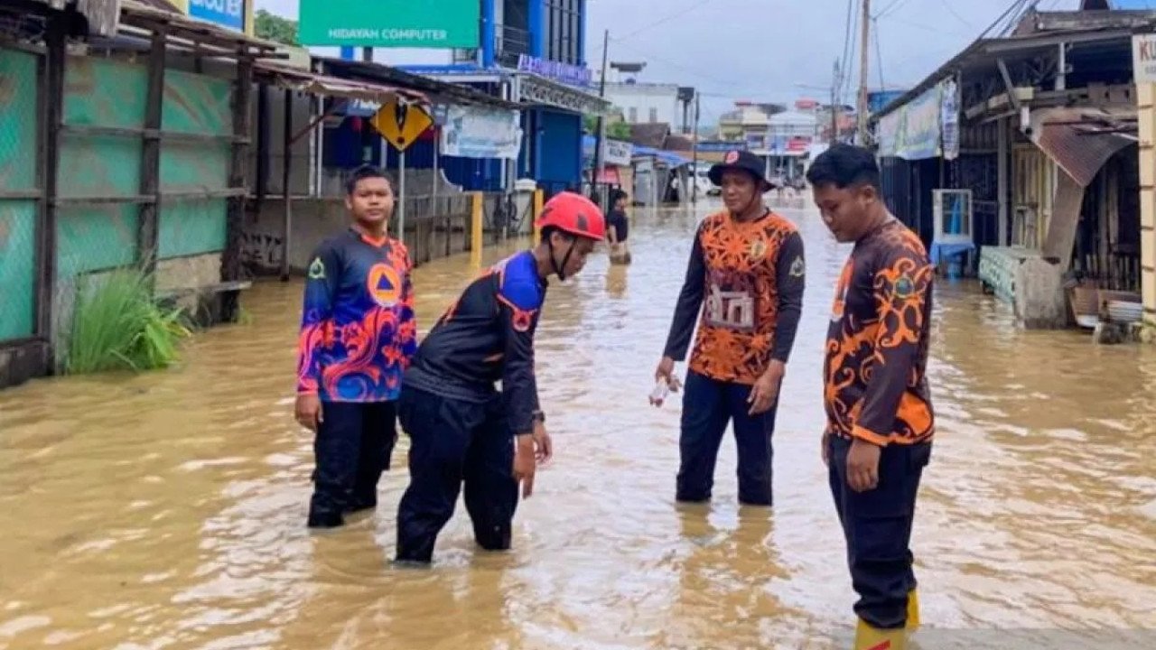 Banjir di Kab. Hulu Sungai Tengah tanggal 18 Mei 2026
